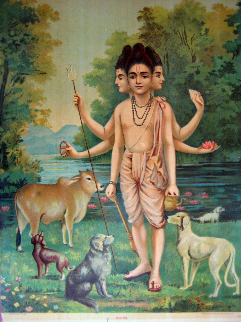 raja-ravi-varma-dattatreya-painting